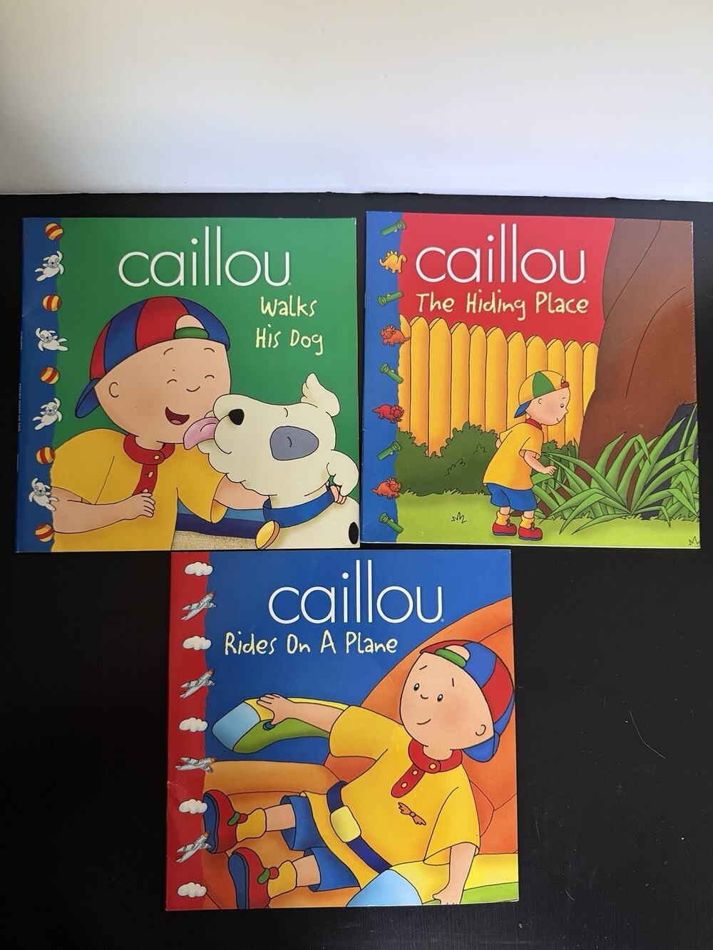 Caillou Clubhouse Books Lot of 3 Book Bundle PBS Kids